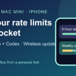 Cover illustration: Add Rate-Limit Indicators to ccpocket for Claude Code and Codex—and Update an iPhone App over Wi-Fi