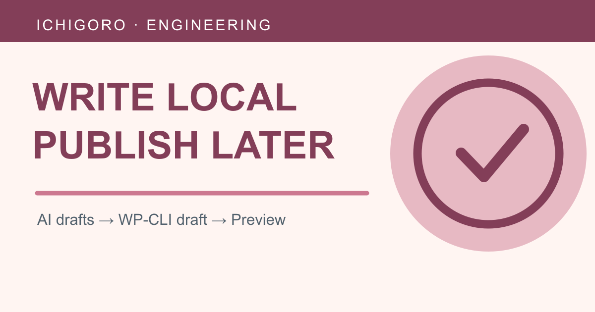 Cover illustration: Write WordPress Articles Locally, Then Send Them to WordPress as Drafts